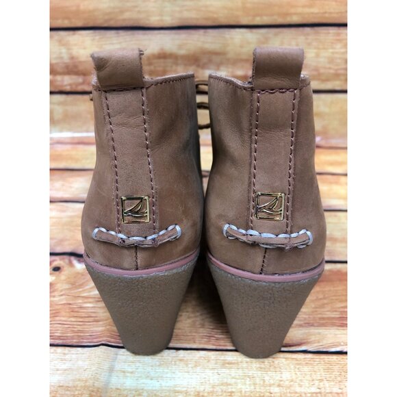 Sperry Top-Sider Harlow Wedge Ankle Boots Booties Shoes Womens 7.5 M (F6n) - Picture 9 of 10